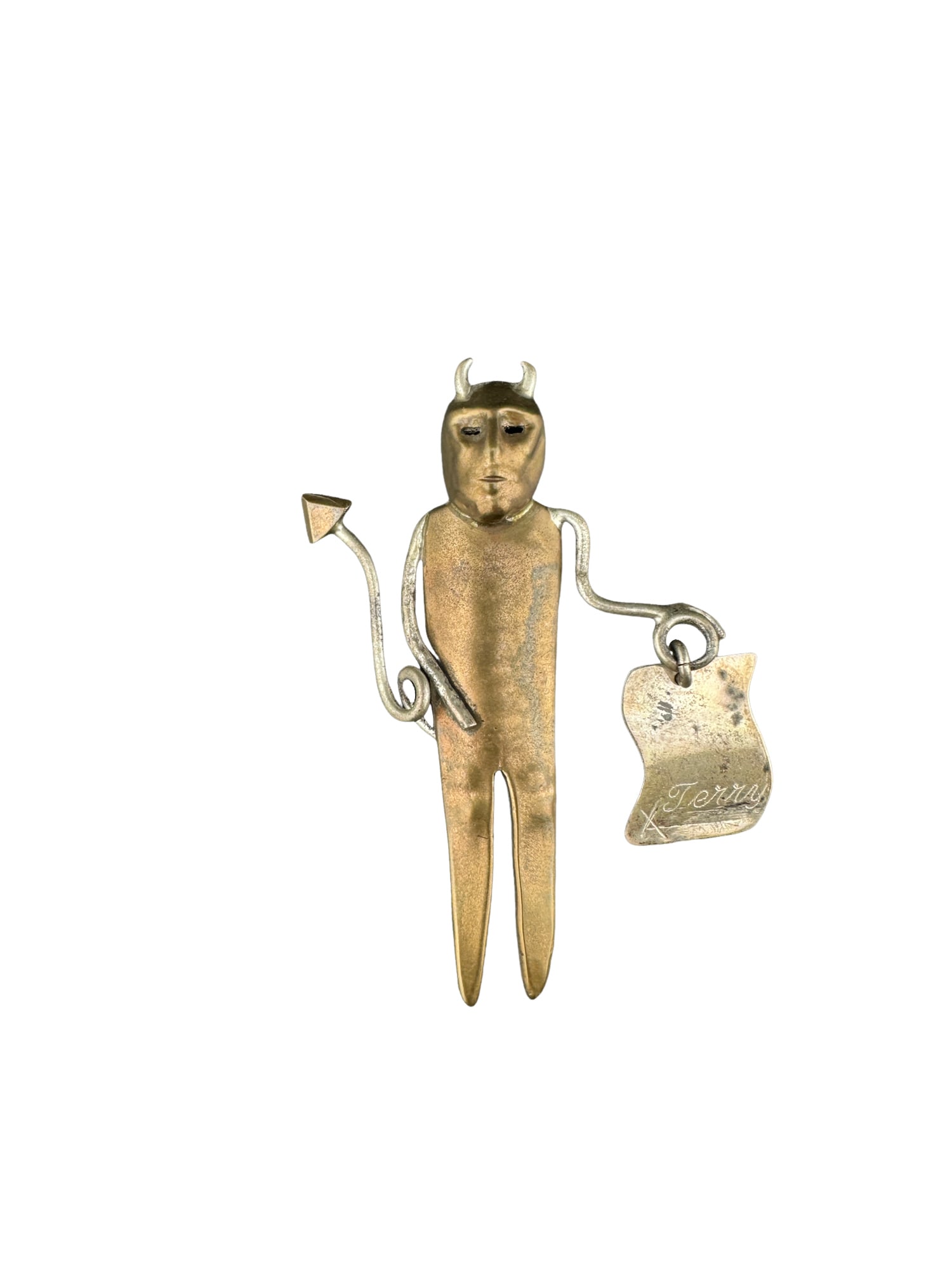 Sharon Seggi | Two-Color Metal Brooch (1 of 5)