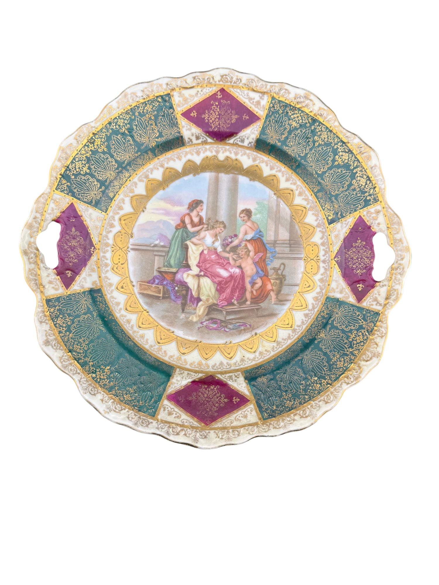 Royal Vienna Porcelain Cabinet Plate (1 of 4)