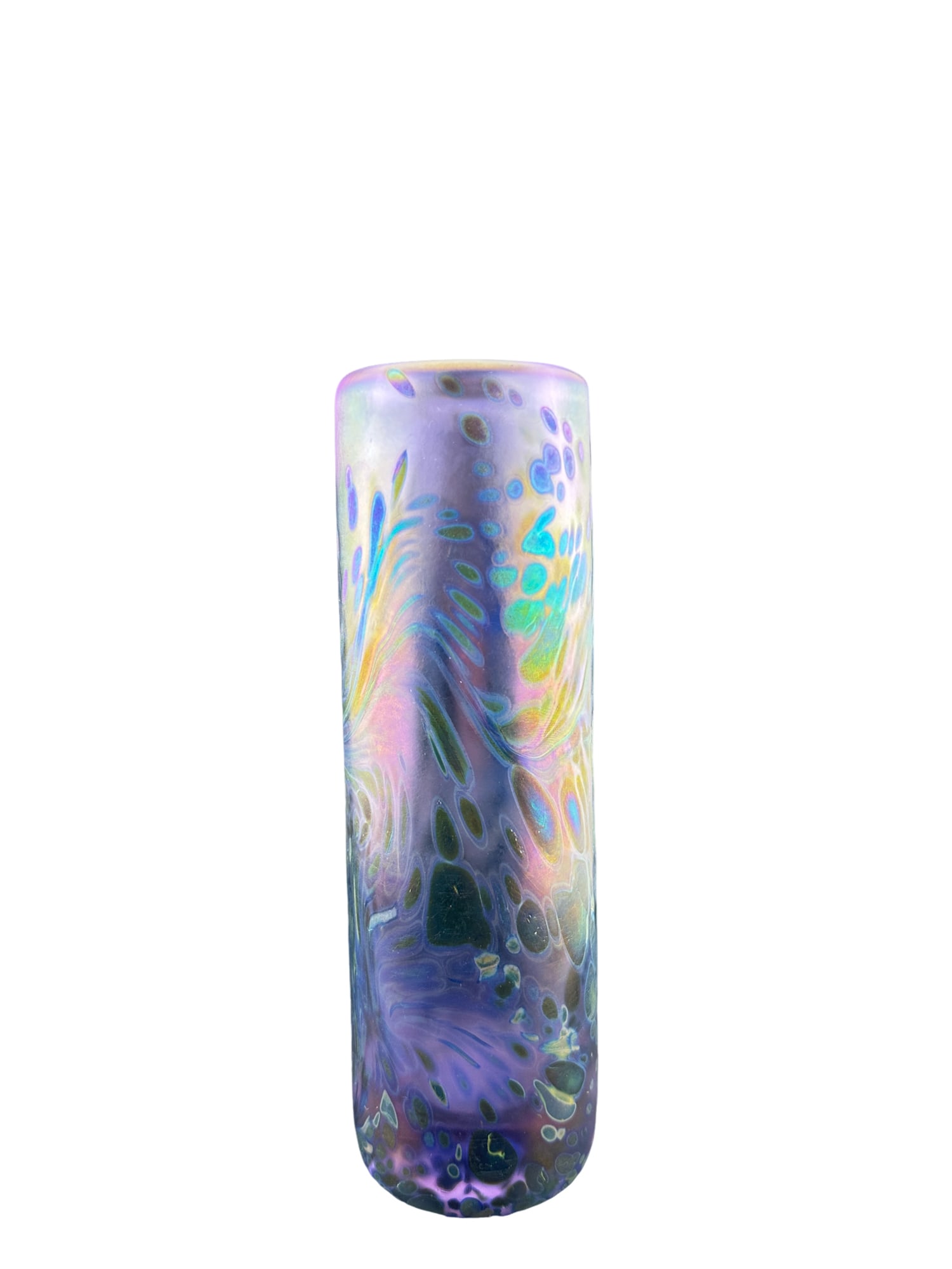 Stunning Vintage Brian Maytum Studio Signed 1987 Art Glass Vase: PLEASE READ:In house shipping within the US. If you win this item, please select self arranged for in house shipping when paying invoice Stunning Vintage Brian Maytum Studio Signed 1987 Art Glass Vase