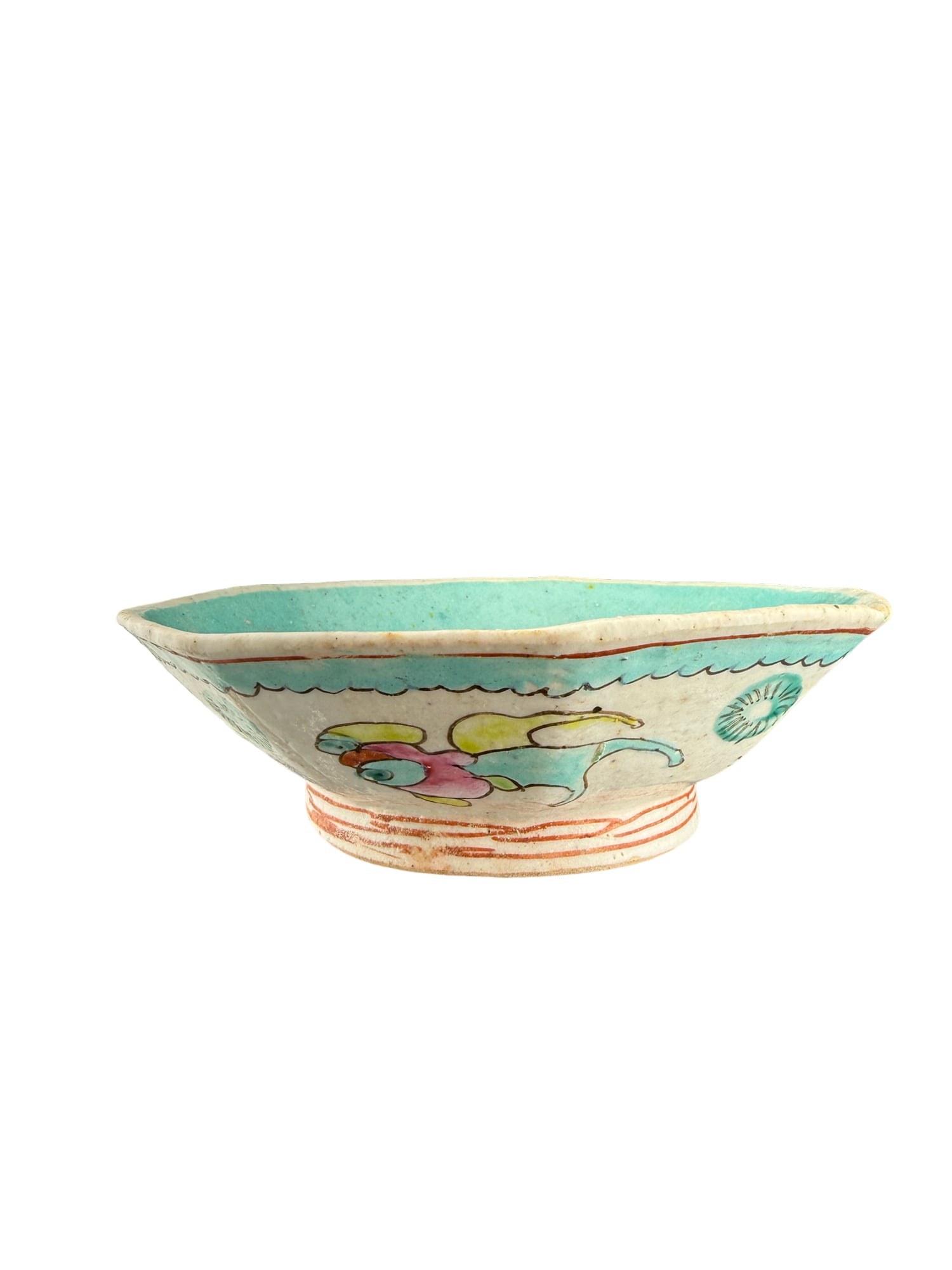 Chinese Export Famille Verte Porcelain Bowl (1 of 6)