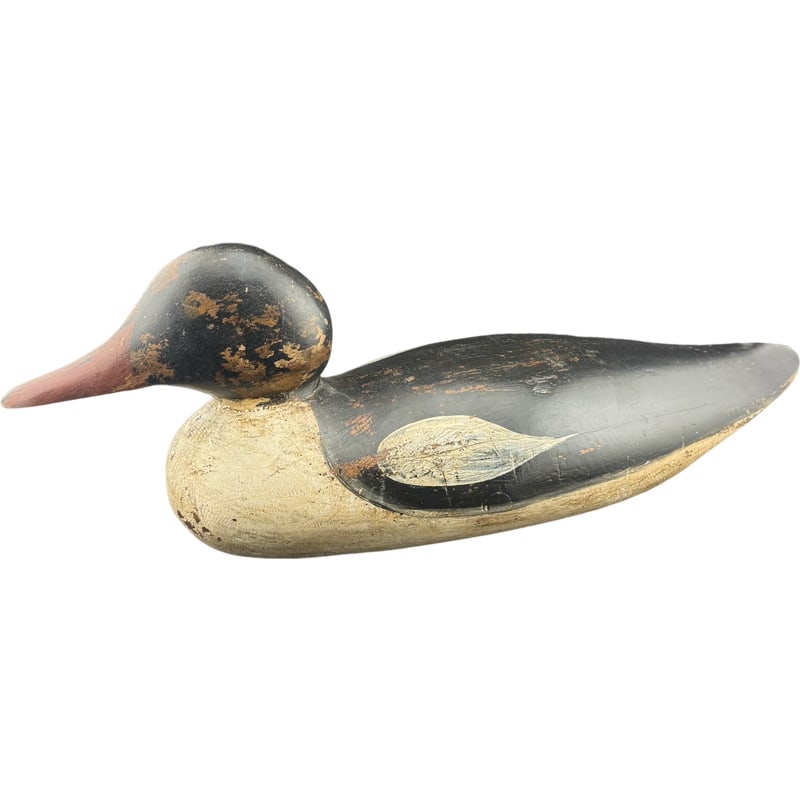 Mason Decoy Company Detroit Michigan Painted Eye American Merganser circa 1909 Duck Decoy (1 of 5)