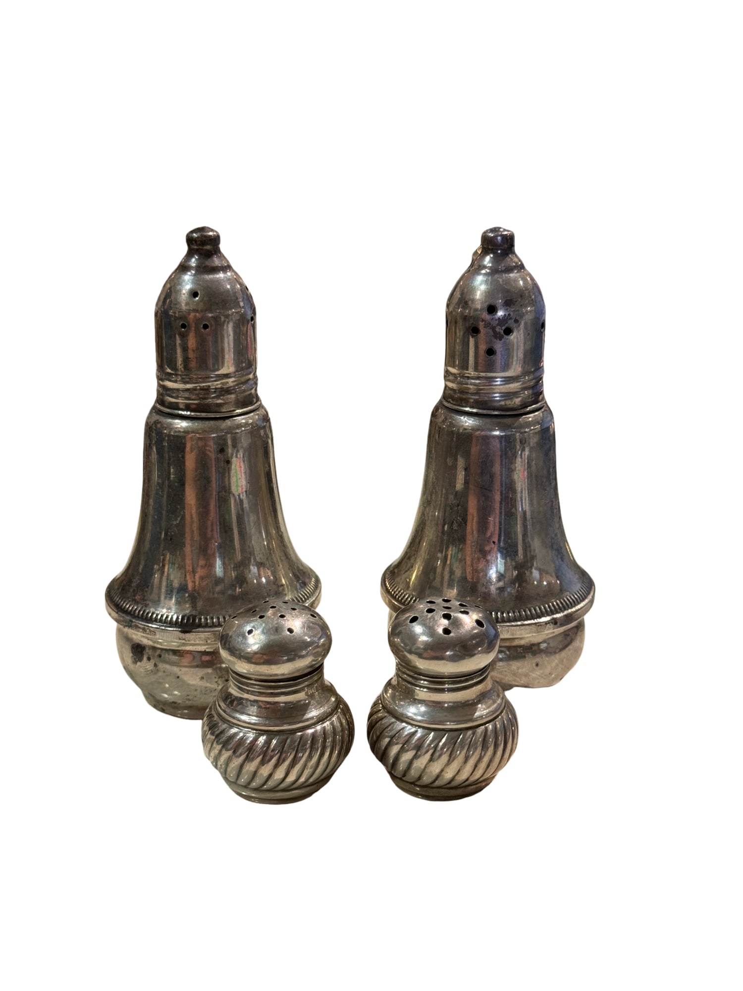 Sterling Silver Salt and Pepper Shakers - Set of 2 (1 of 7)