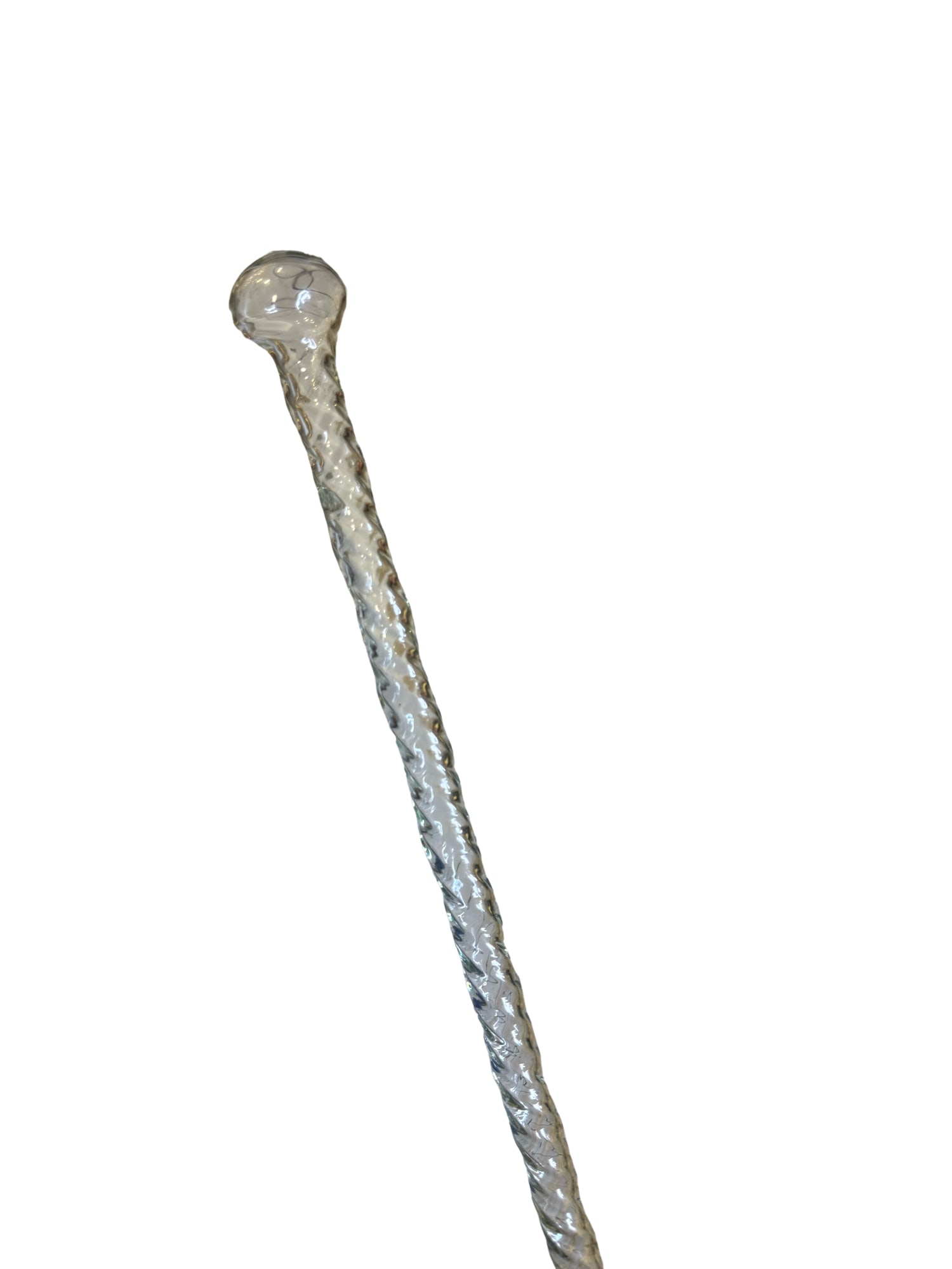 Vintage Swirled Glass Walking Cane (1 of 4)