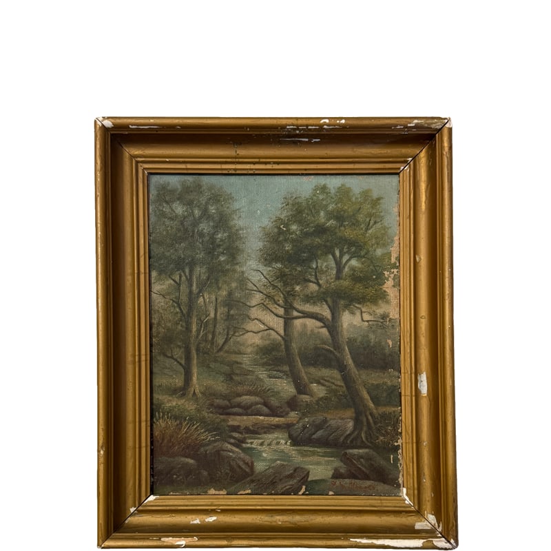 F.M. Yeager (Pennsylvania, Early 20th Century) Original Painting (1 of 8)