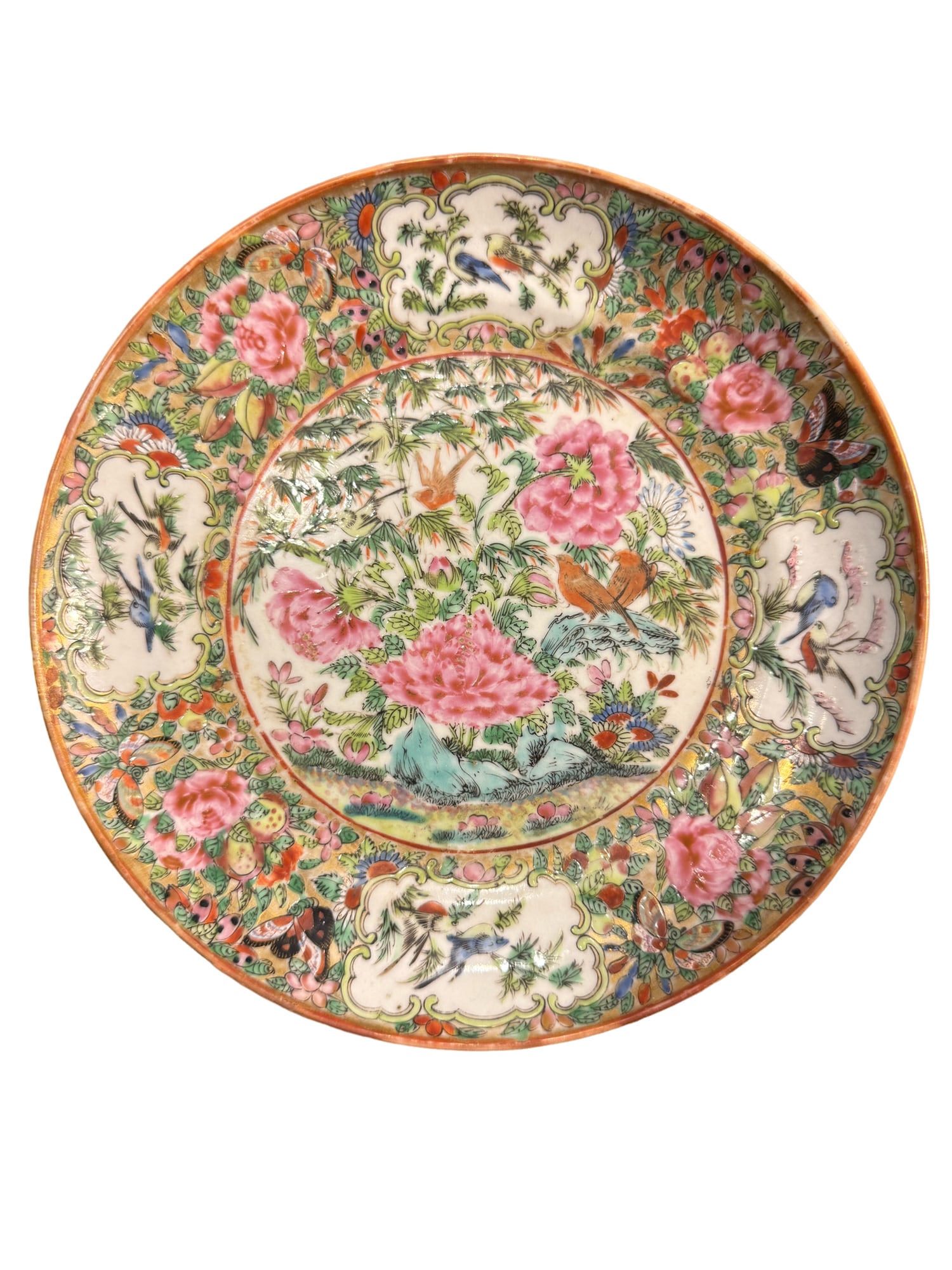 Beautiful Chinese Famille Rose Porcelain Plate (1 of 6)