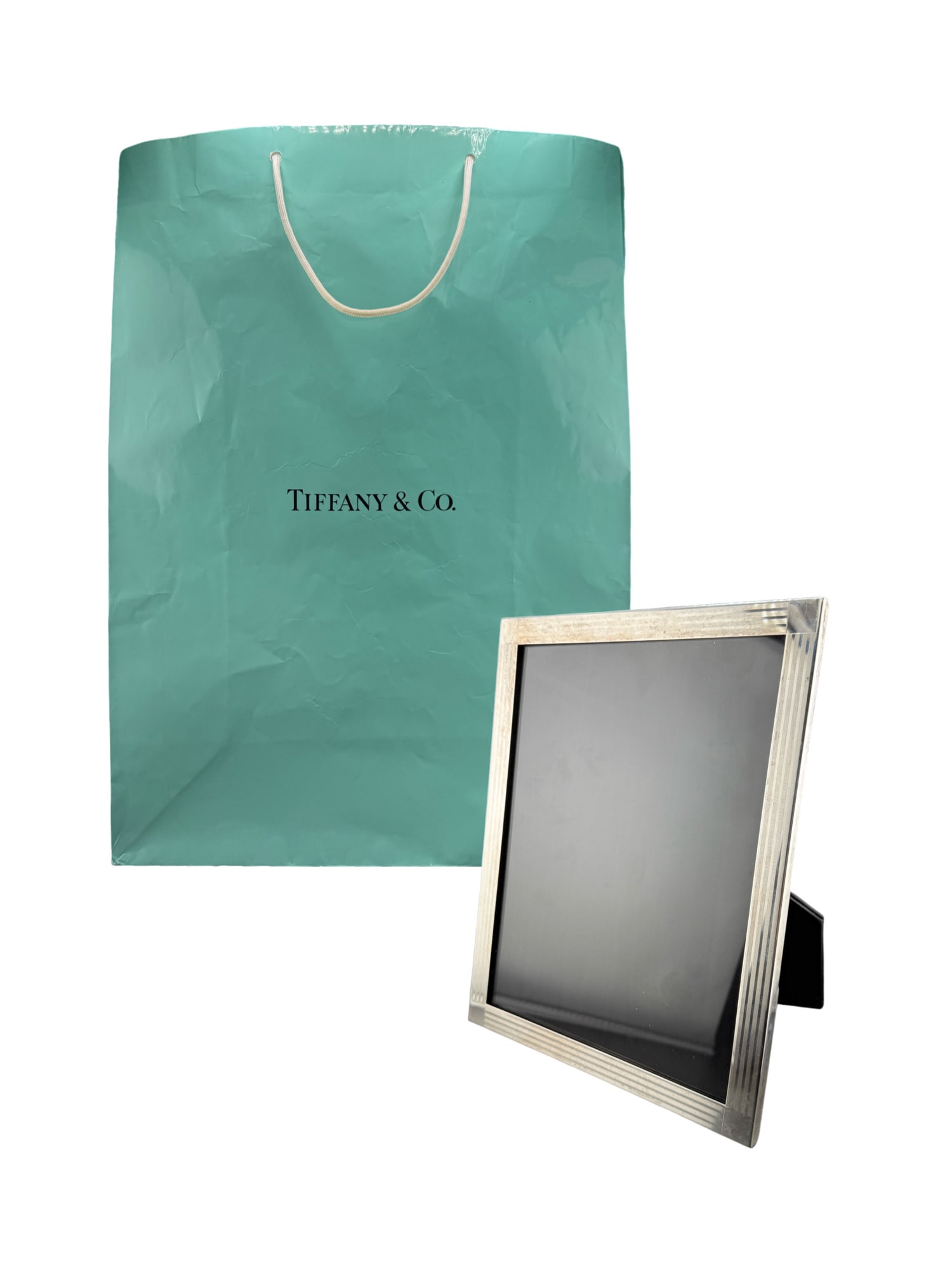 Tiffany and Co. Sterling Silver Picture Large Frame with Bag (1 of 6)