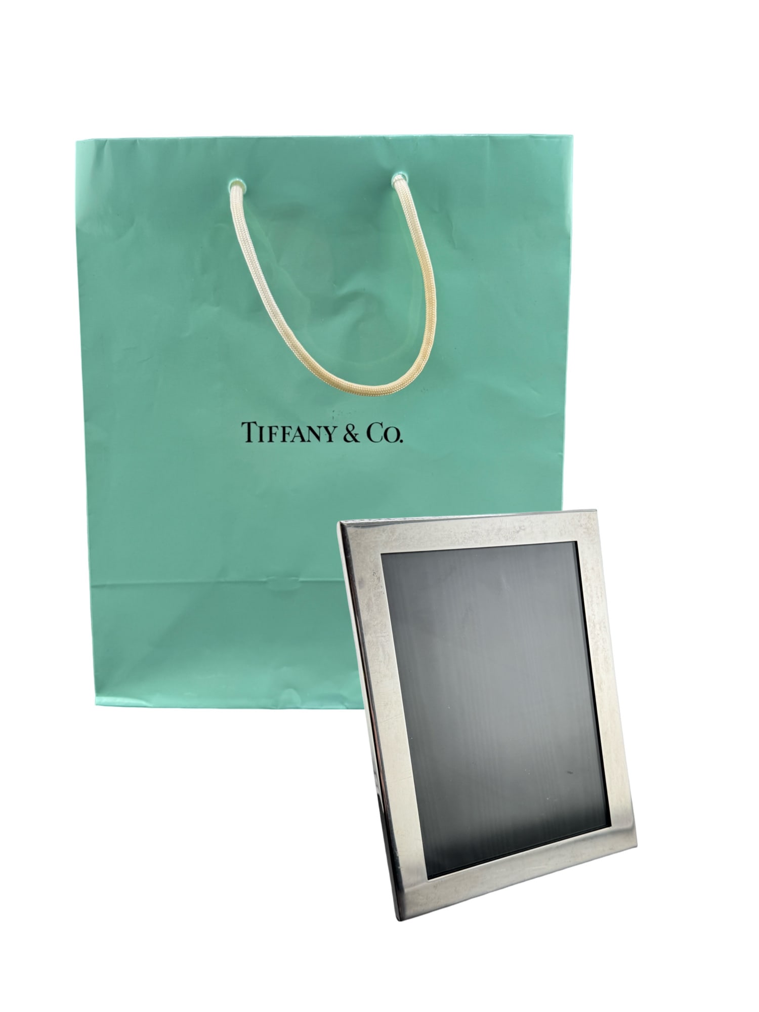 Tiffany and Co. Sterling Silver Picture Frame with Bag (1 of 7)