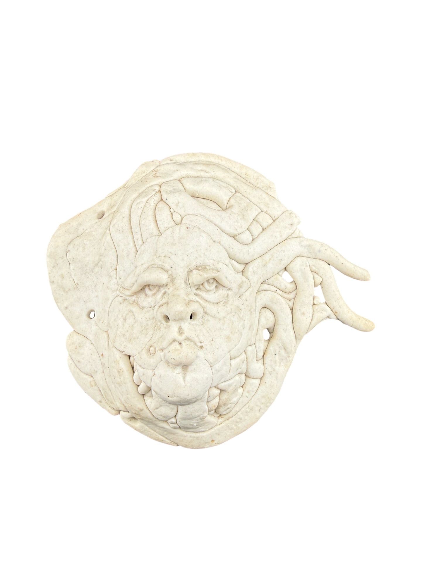 Ceramic Head by Gene Pearson: PLEASE READ: in house shipping within the US If you win this item, please select self arranged for inhouse shipping when paying invoice Ceramic Head by Gene Pearson 4.75"L x 5"W