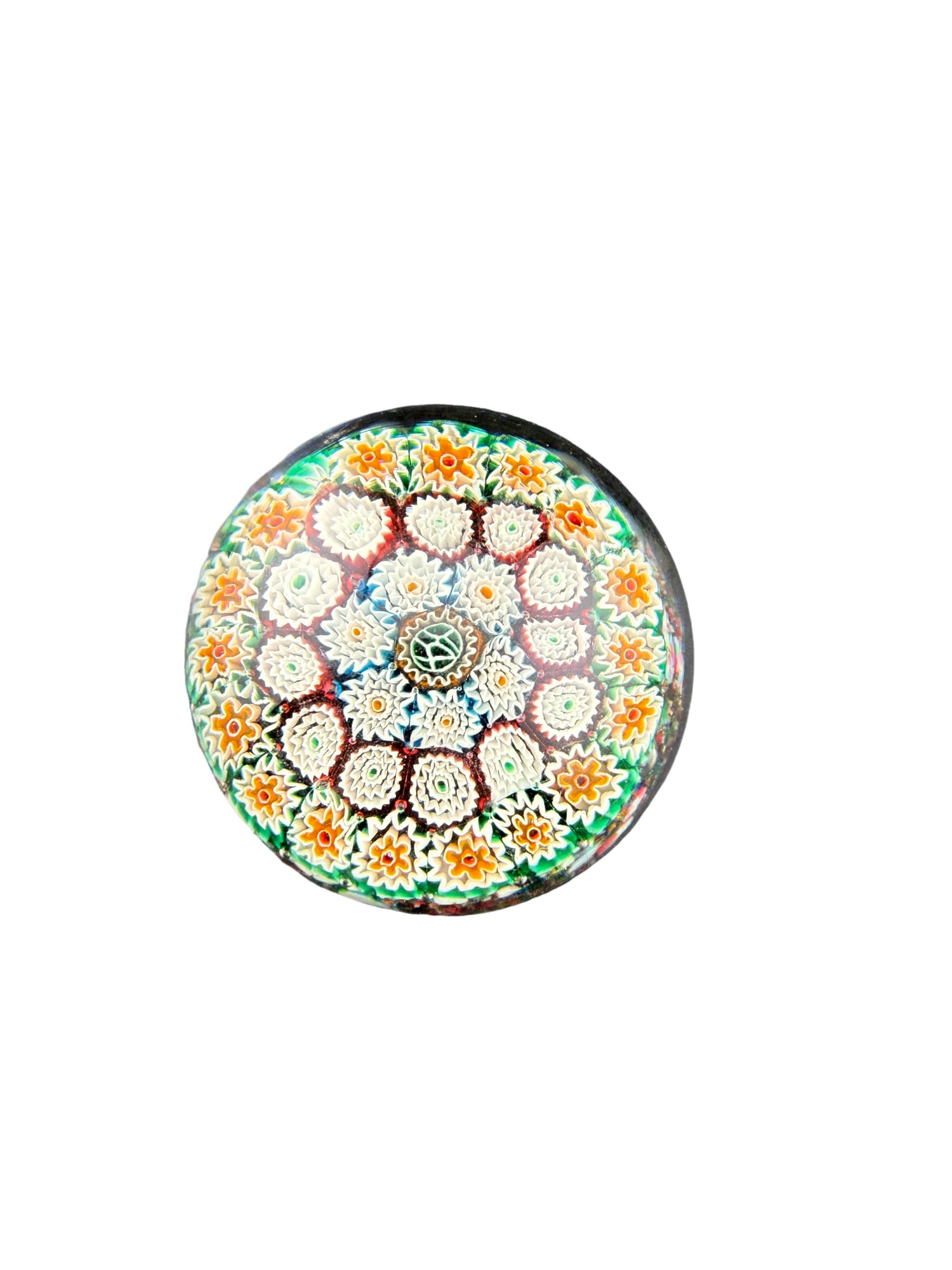 Murano Millefiori Large Glass Paperweight (1 of 4)