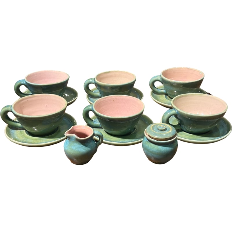 North Carolina Pisgah Forest Pottery - 14 Pieces (1 of 11)