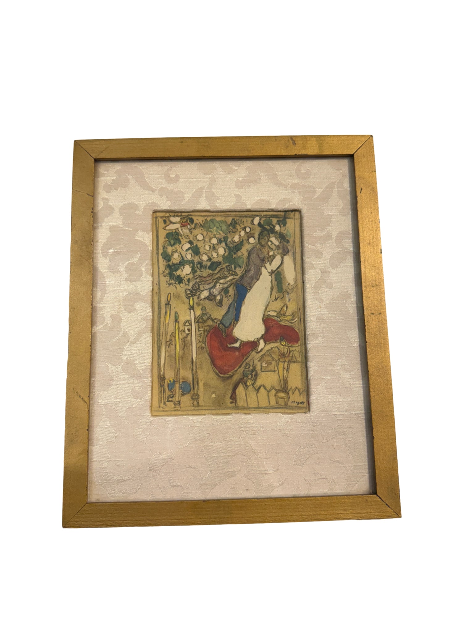 "The Three Candles" by Marc Chagall Print (1 of 5)