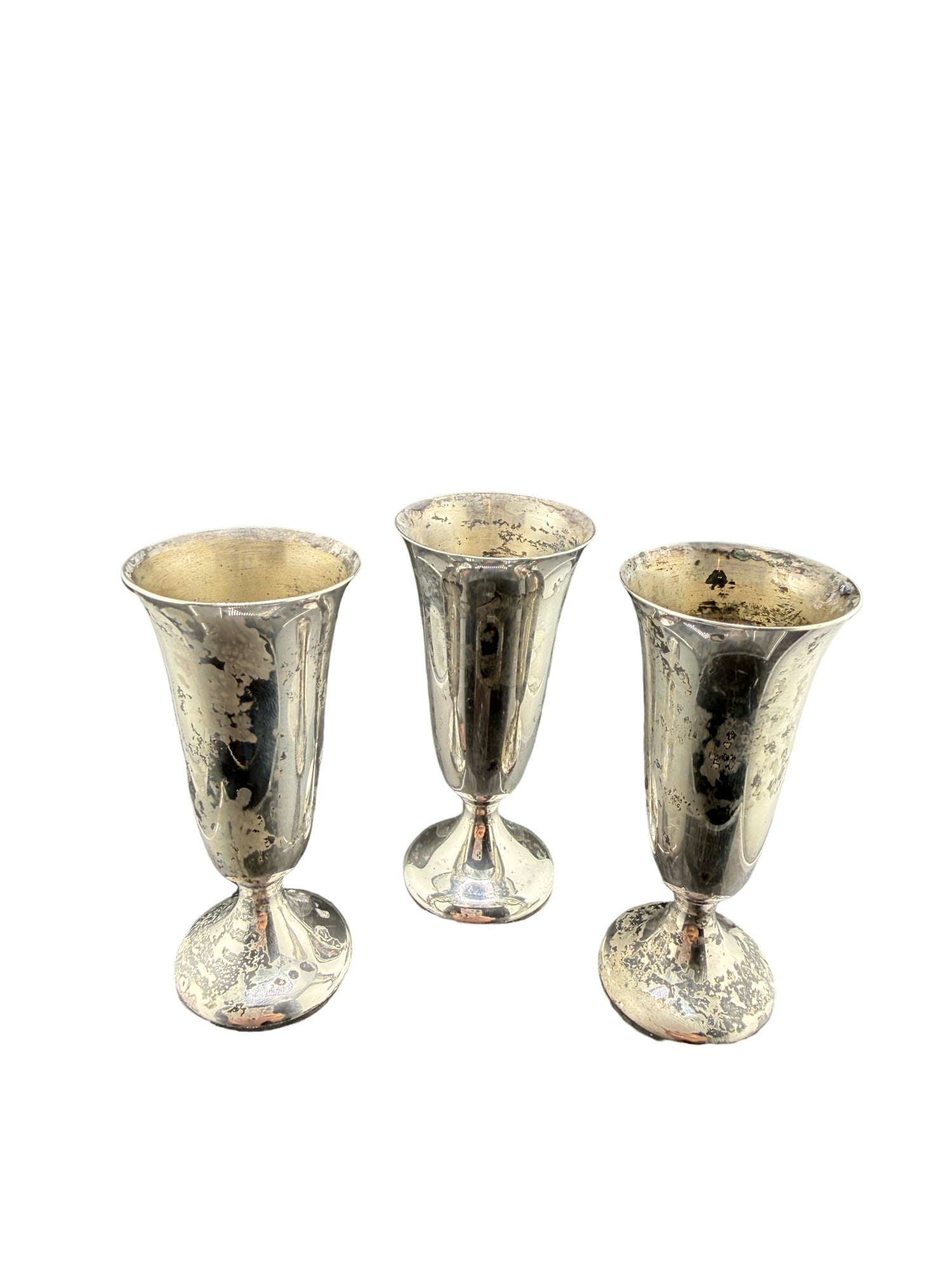 Sterling Silver Gorham Cordial Cups - Set of 3 - Charleston Estate (1 of 5)
