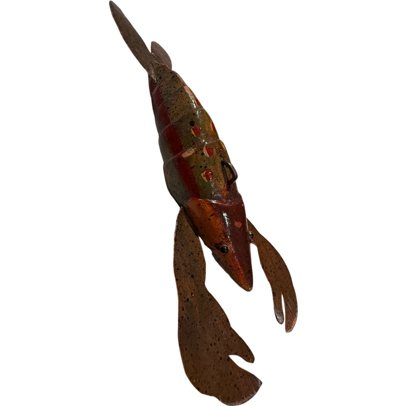 Rare David Perkins Crayfish Decoy: PLEASE READ: In house shipping within the US. If you win this item, please select self arranged for in house shipping when paying invoice Rare David Perkins Crayfish Decoy 5.5"L