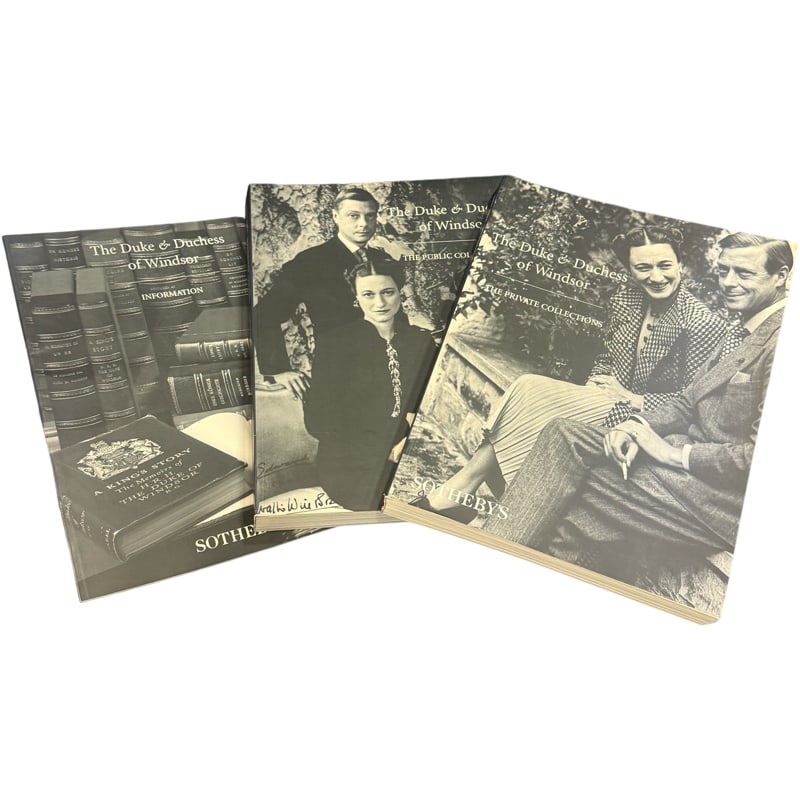 The Duke and Duchess of Windsor Sothebys Catalog: PLEASE READ: in house shipping within the US If you win this item, please select self arranged for inhouse shipping when paying invoice