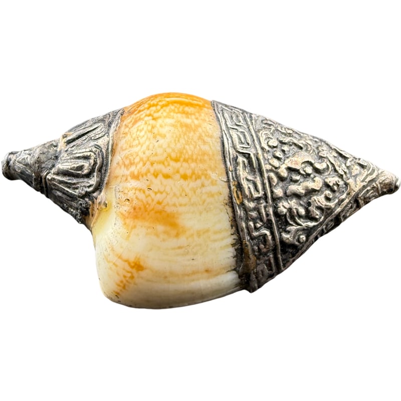 Antique Tibetan Conch Horn - 2