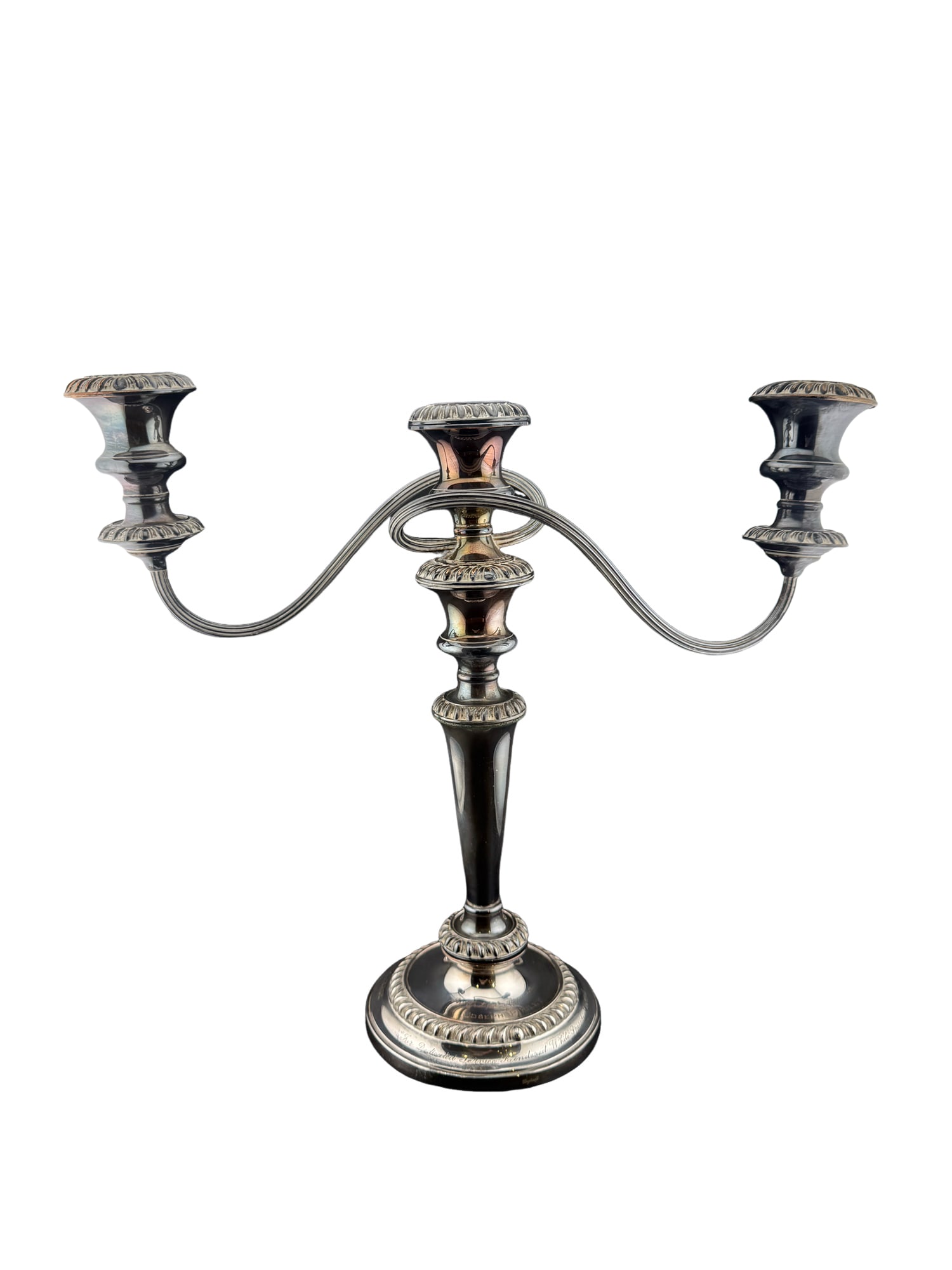 Silver Three-Light Candelabra - Charleston Estate (1 of 6)