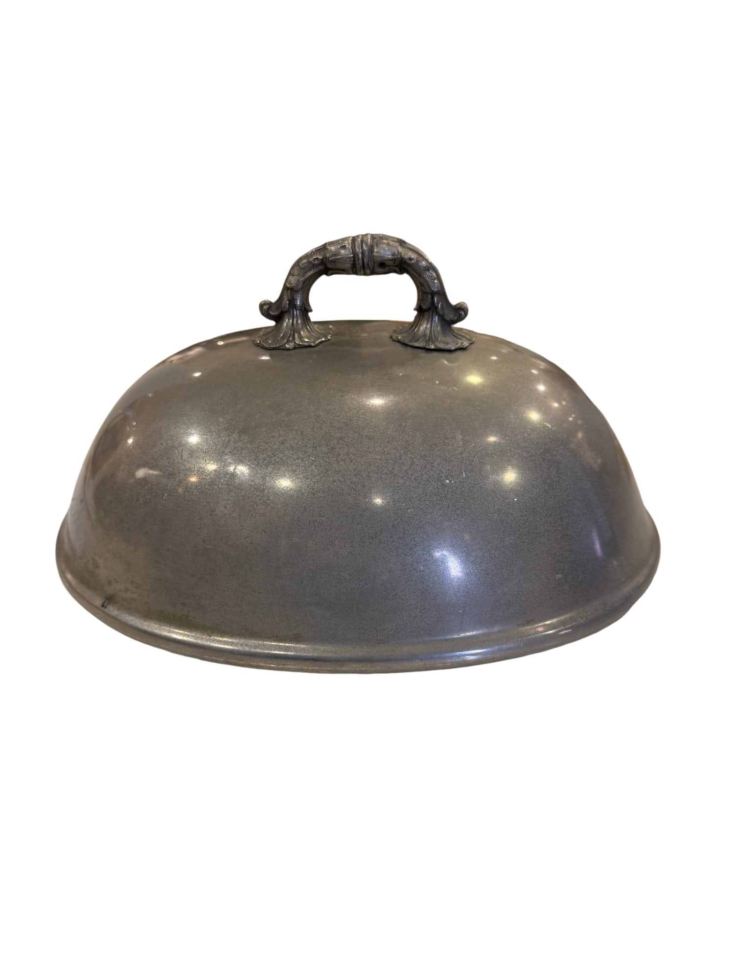 19th Century Metal and Flint Roasting Hood/Meat Cover: PLEASE READ: in house shipping within the US If you win this item, please select self arranged for inhouse shipping when paying invoice 19th Century Metal and Flint Roasting Hood/Meat Cover 12"W x 7"H