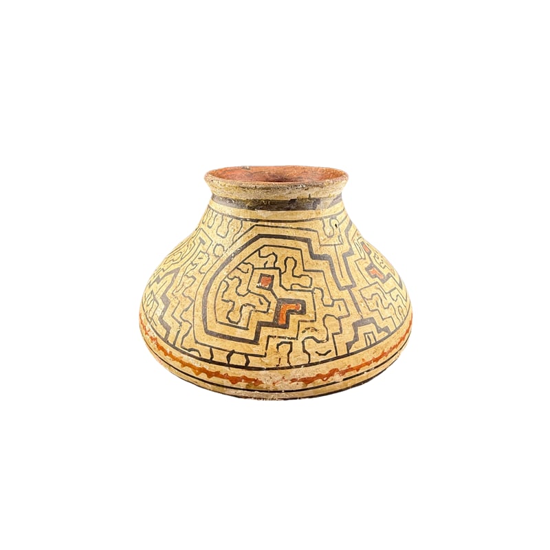 Antique Peruvian Shipibo Terracotta Pot 19th Century (1 of 5)