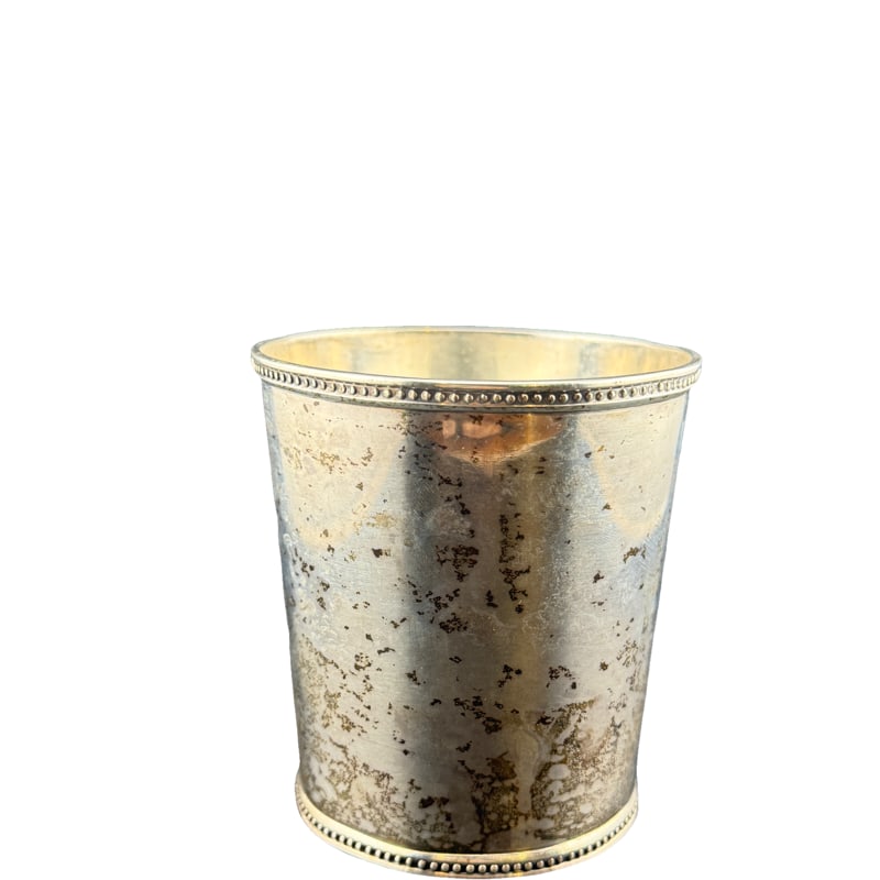 Ames Mfg Co - Chicopee Mass Pure Coin Silver Cup: PLEASE READ: In house shipping within the US. If you win this item, please select self arranged for in house shipping when paying invoice Ames Manufacturing Company was a manufacturer of swords, tools