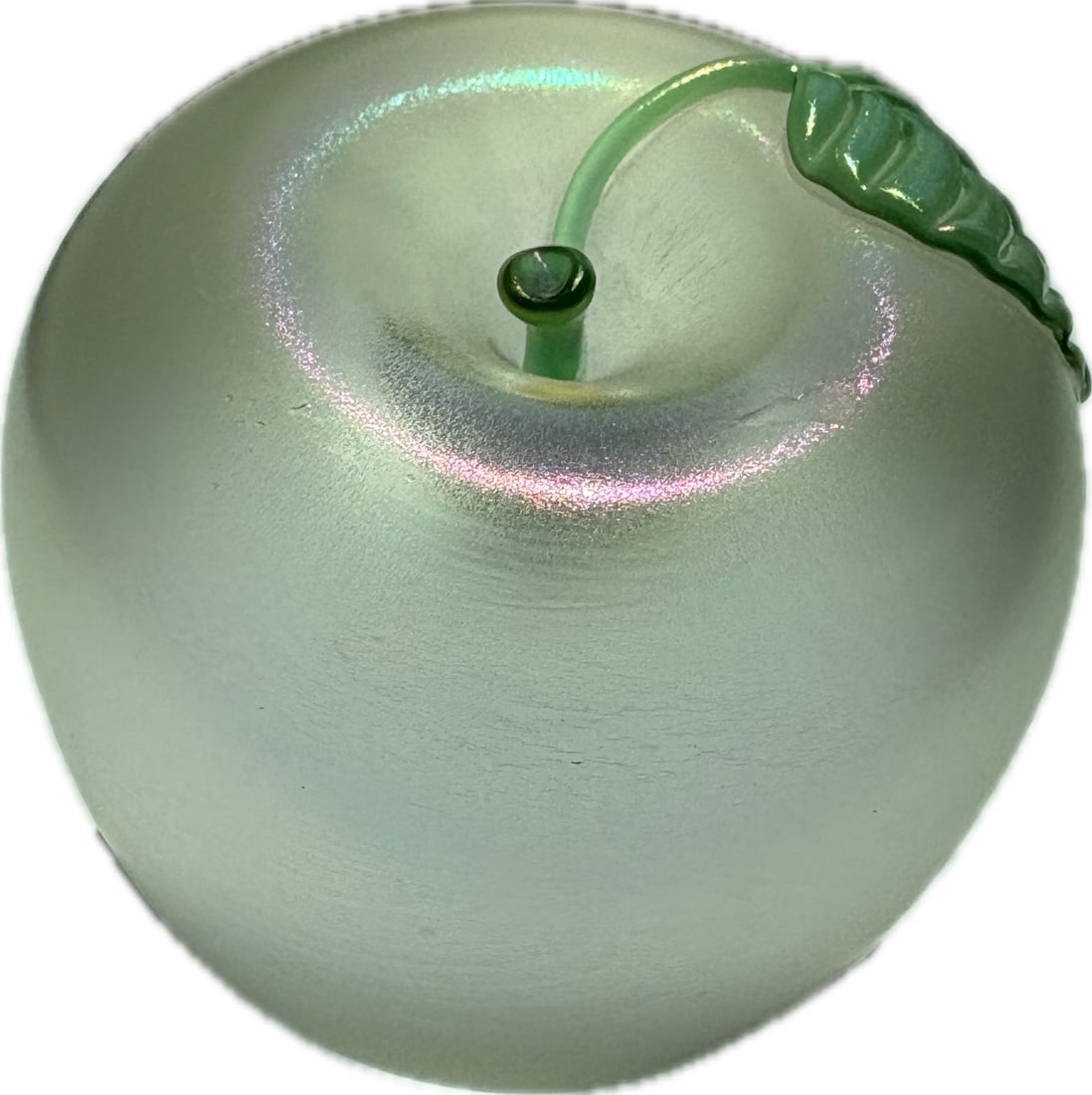 Irridescent Grant Randolph Studio Signed Art Glass Paperweight (1 of 3)