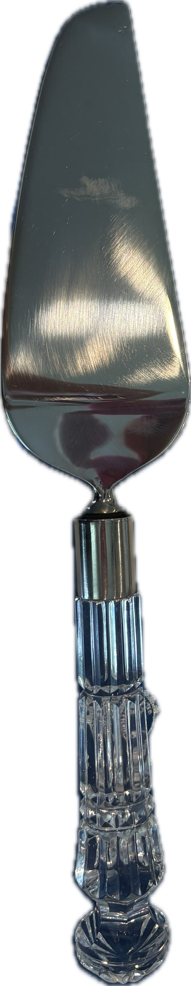 Waterford Crystal Lismore Cake Server: PLEASE READ: in house shipping within the US If you win this item, please select self arranged for in house shipping when paying invoice Approximately 11.75" long x 2.25" wide Comes in original bag, M