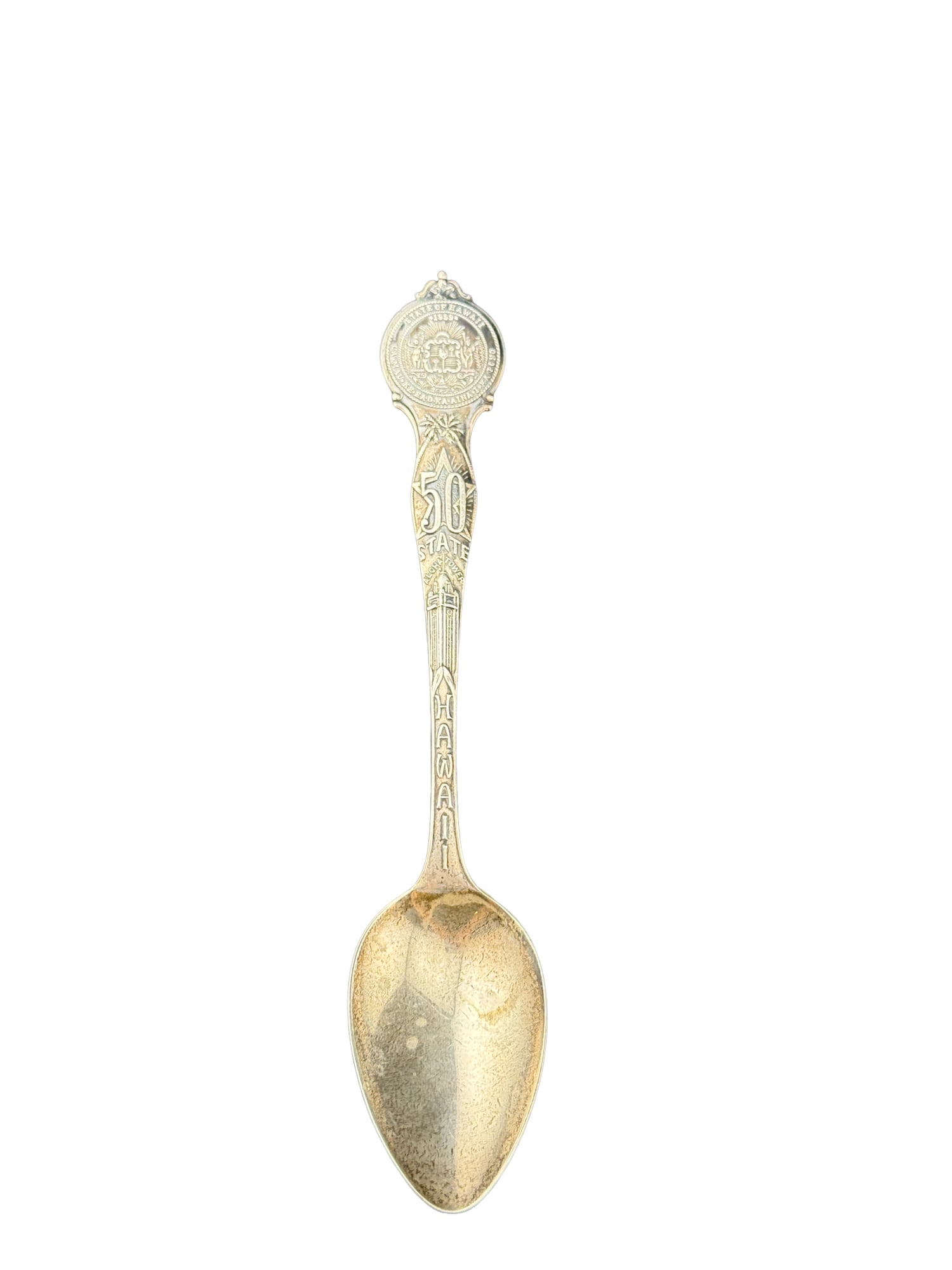 Hawaii 50th State Sterling Silver Souvenir Spoon (1 of 5)