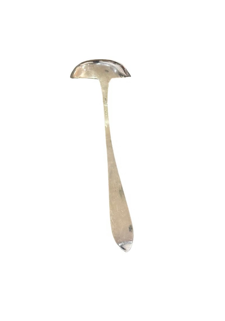 Large Sterling Silver Schofield Serving Spoon Ladle - Lorraine Pattern - 2