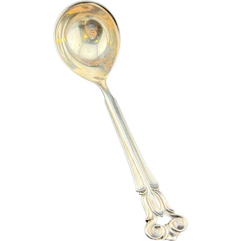 Cohr Sterling Silver Serving Utensil/Serving Spoon: PLEASE READ: In house shipping within the US. If you win this item, please select self arranged for in house shipping when paying invoice Cohr Sterling Silver Serving Utensil 7" 65 grams From the Char