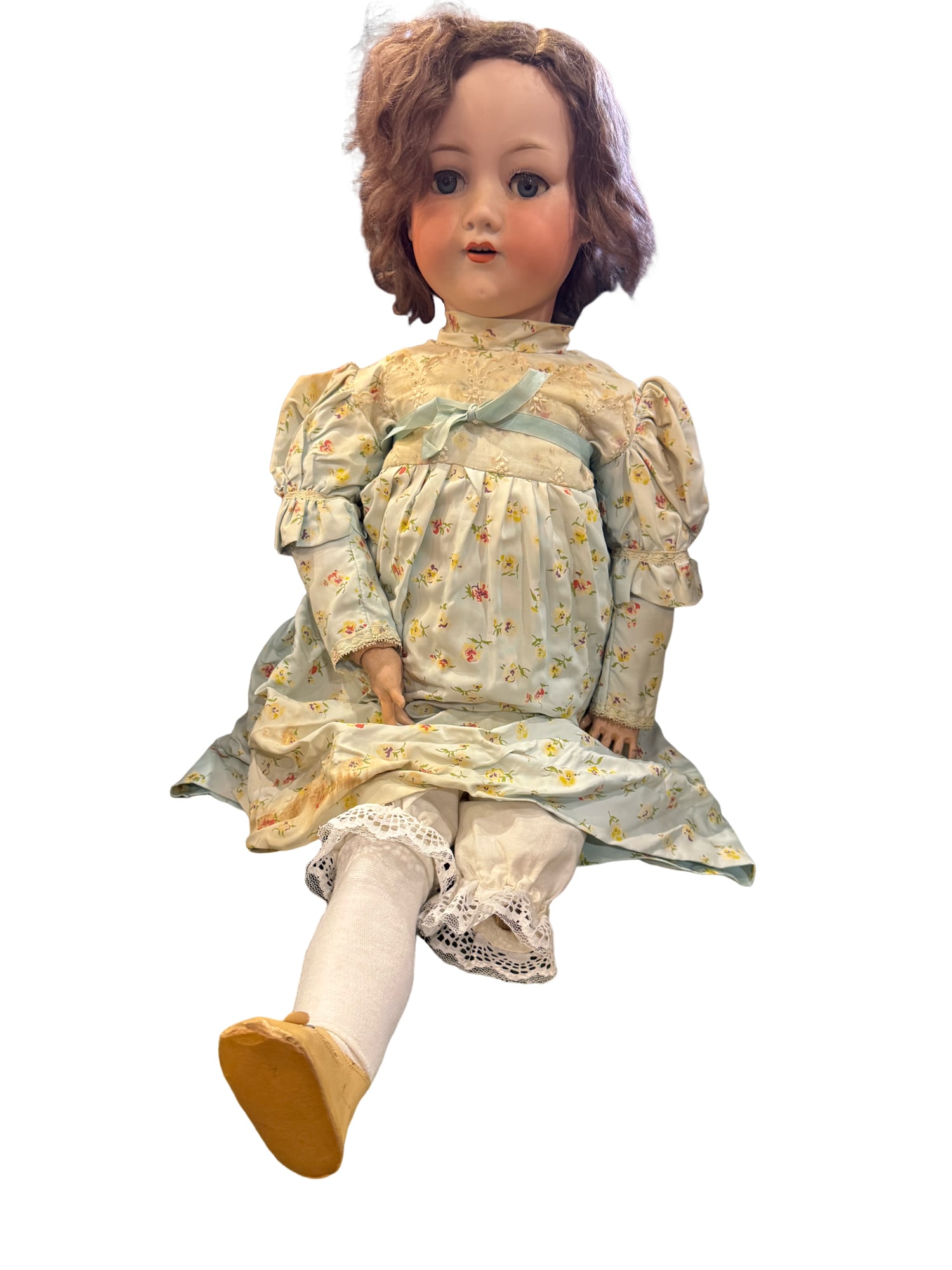 Armand Marseille Germany 390n Porcelain Doll: PLEASE READ: in house shipping within the US If you win this item, please select self arranged for in house shipping when paying invoice Armand Marseille Germany 390n Porcelain Doll 30" tall