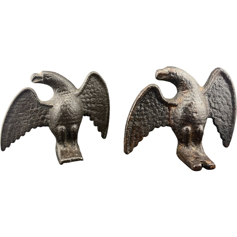 Vintage Cast Iron Eagle Birds Bookends (1 of 3)