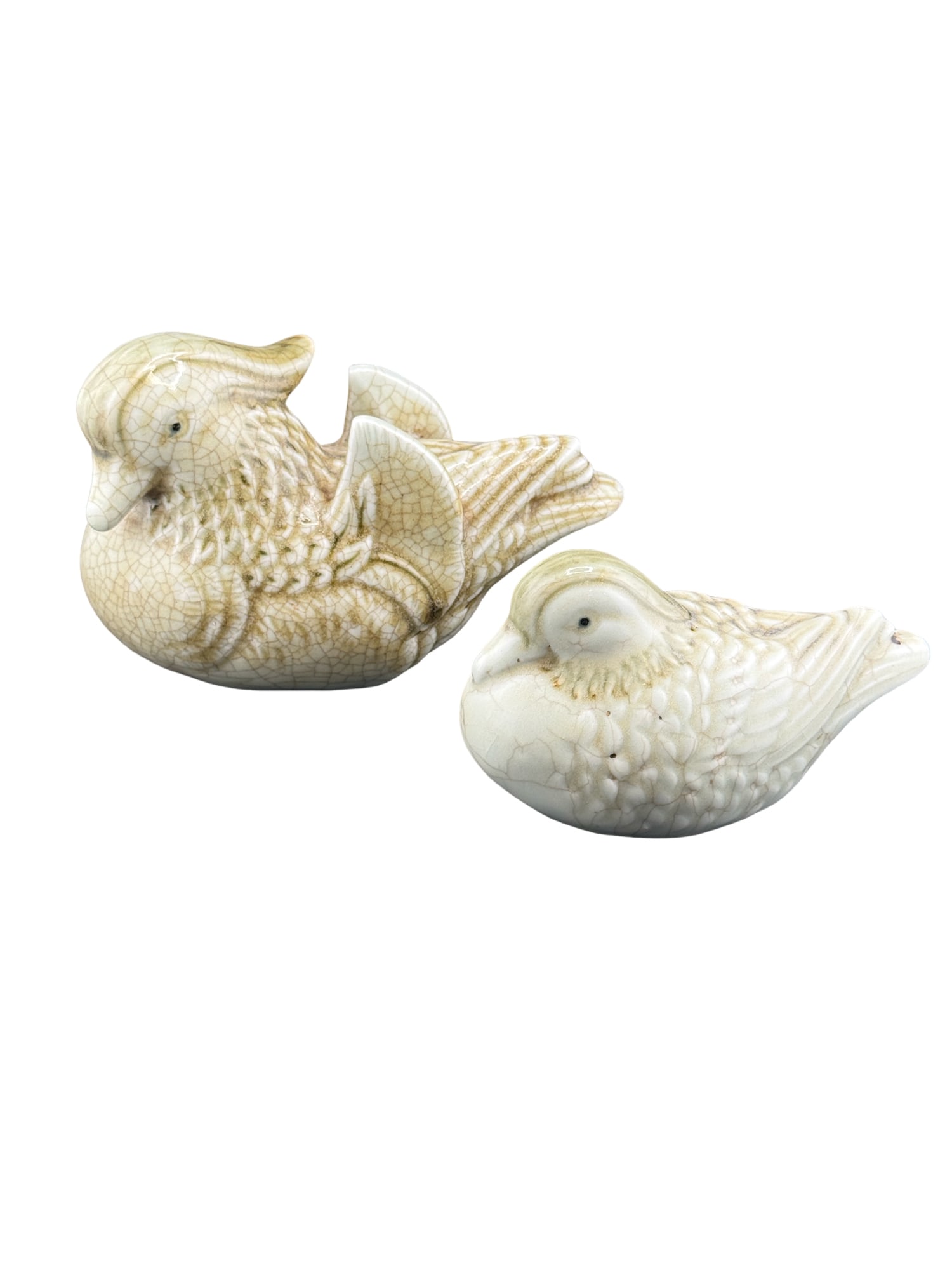 Vintage Celadon? Glazed Duck Figurines (1 of 6)