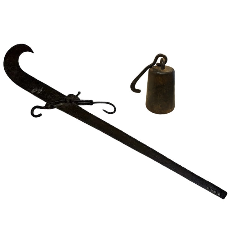 Antique Cast Iron Hanging Balance Beam Scale (1 of 6)
