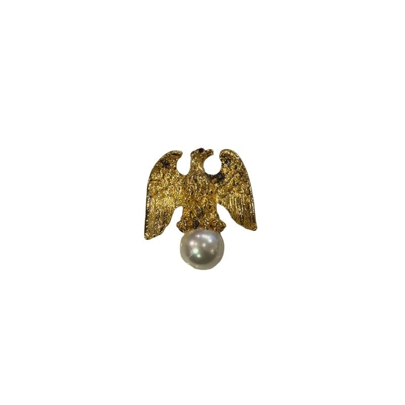 Vintage 925 Ann Hand Liberty Eagle Pin Brooch: PLEASE READ: in house shipping within the US If you win this item, please select self arranged for inhouse shipping when paying invoice 1.5" x 1.5" 5 grams