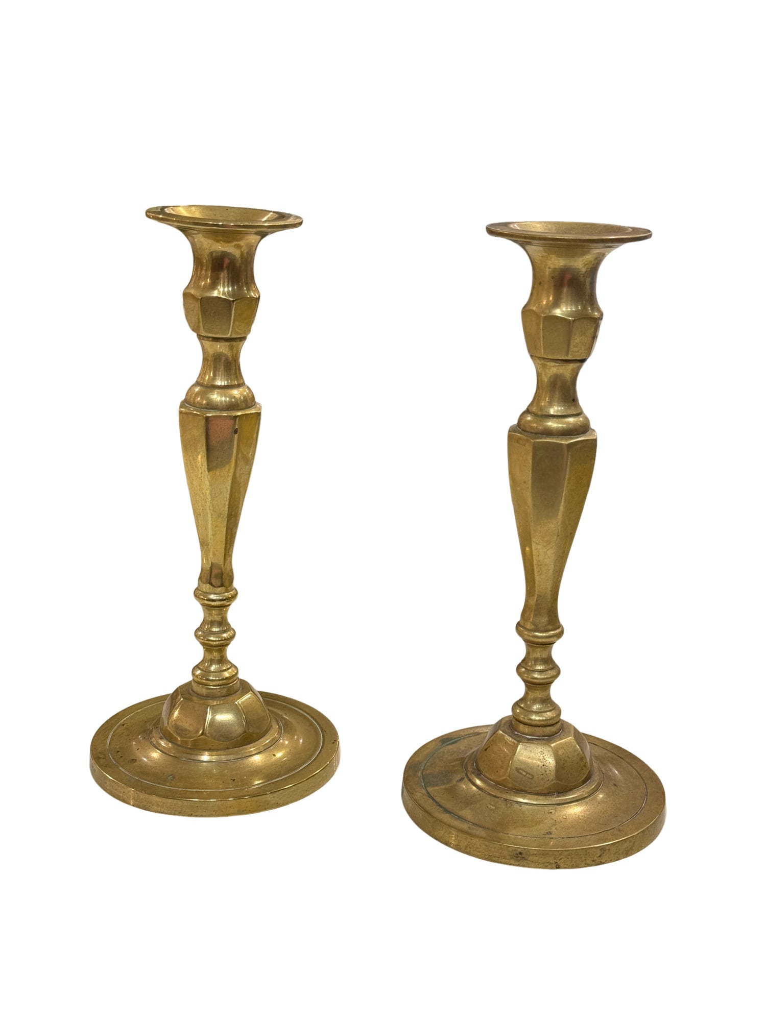 Antique Solid Brass Candlestick Holders (1 of 5)