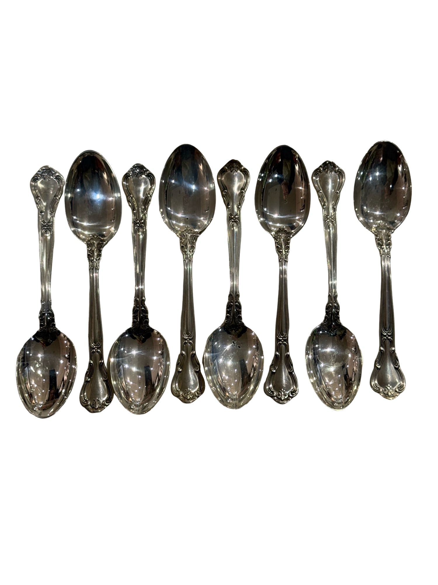 Gorham Sterling Silver 32 Piece Flatware Set in the Chantilly Pattern - 3