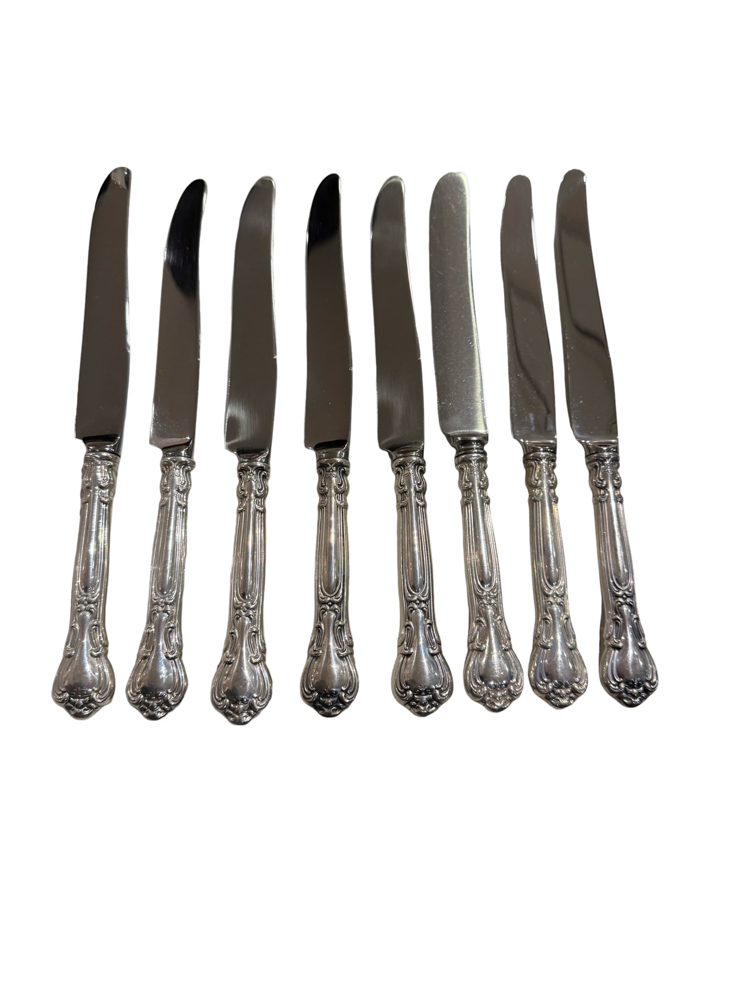 Gorham Sterling Silver 32 Piece Flatware Set in the Chantilly Pattern - 4