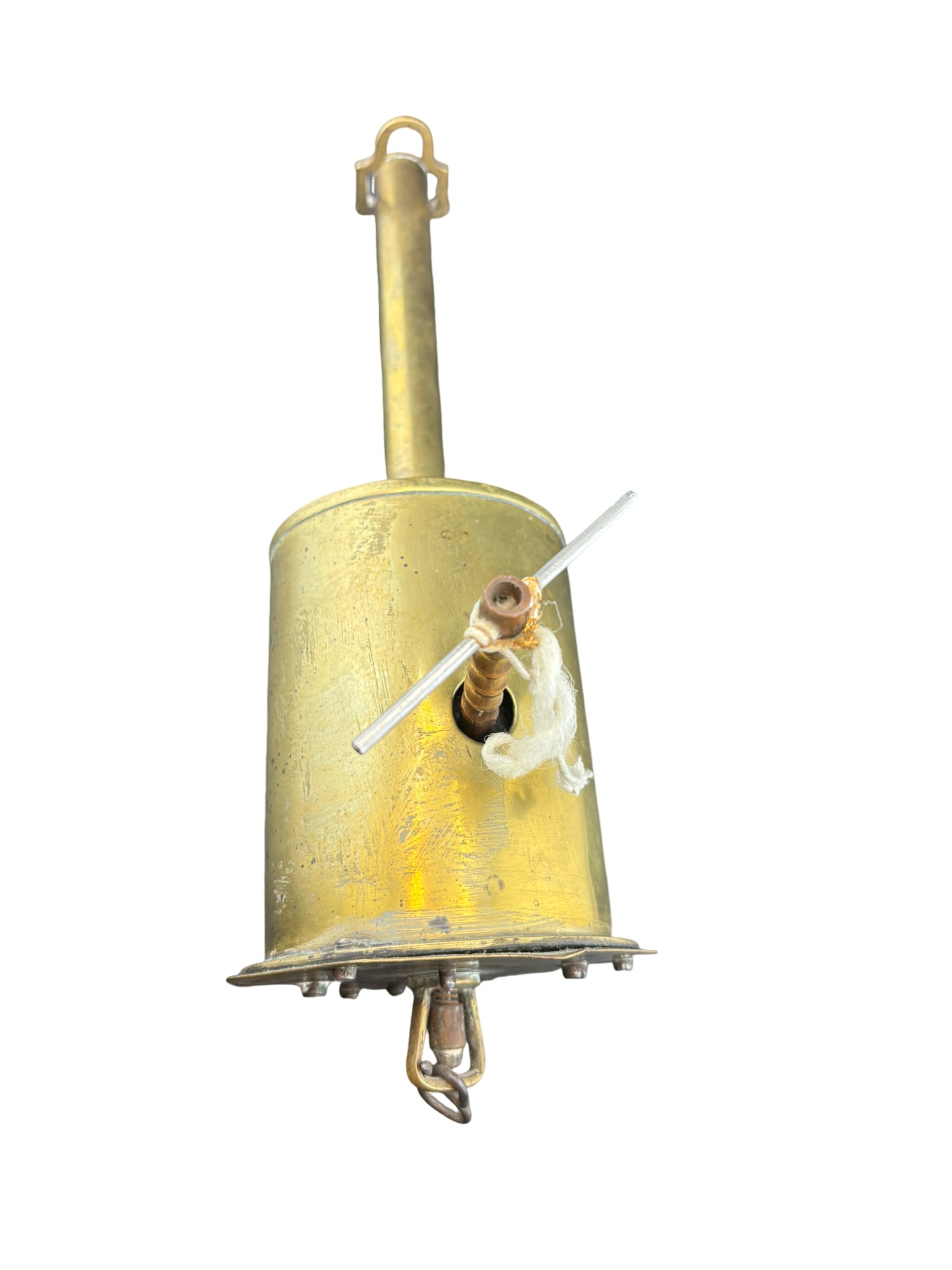Antique 19th Century Wind-Up Fireplace Chimney Meat Jack Spit Smoker: PLEASE READ:in house shipping within the US. If you win this item, please select self arranged for in house shipping when paying invoice. Approx. 14" long x 3.5" wide From the Charleston Estate of Cha