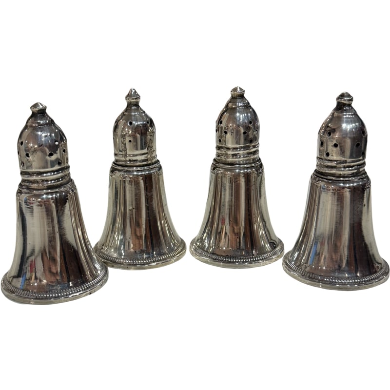 Set of Four Duchin Creation Weighted Sterling Silver Salt and Pepper Shakers (1 of 3)