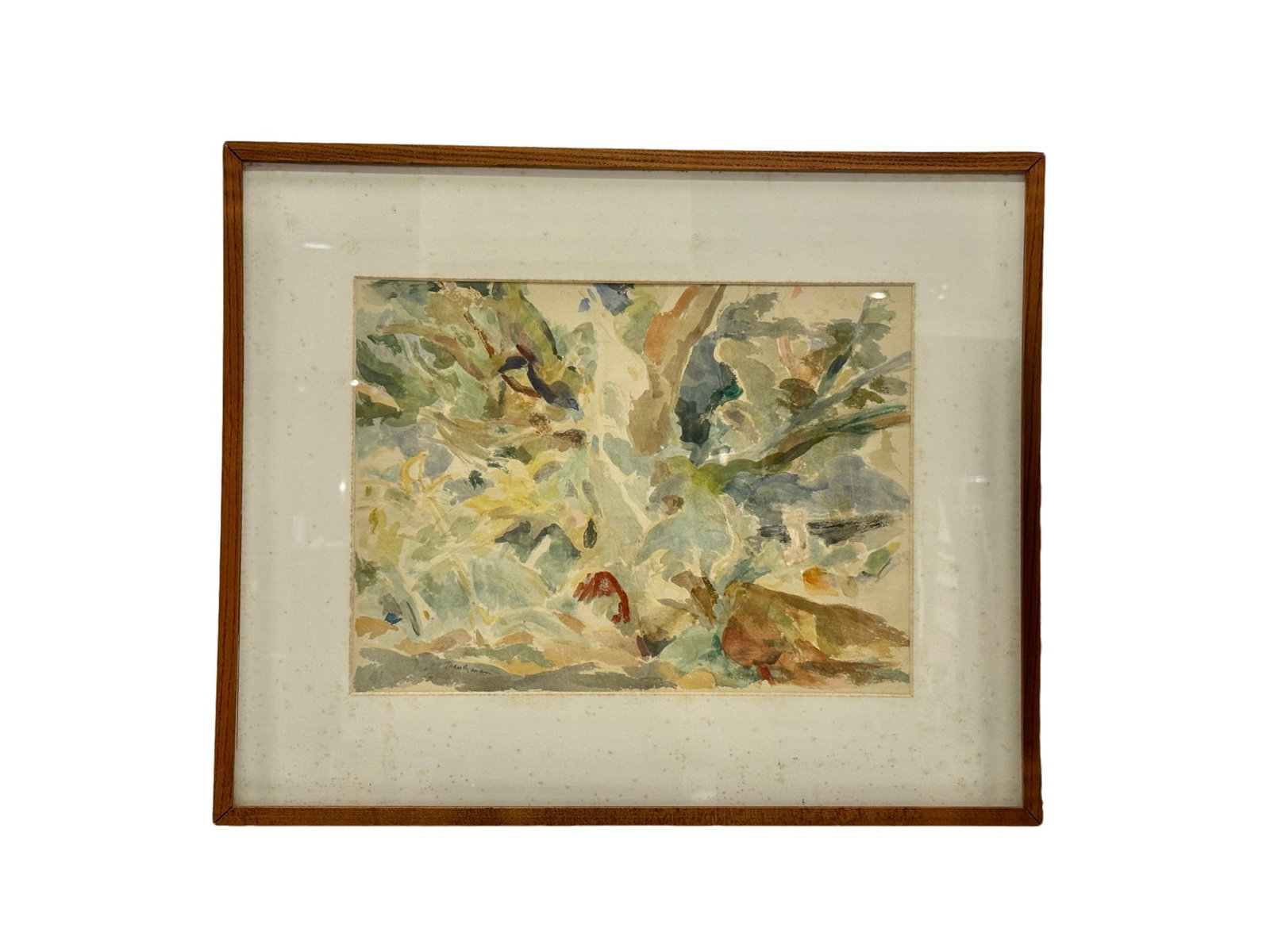 Margy Trauerman Orginial Watercolor on Paper in Framed Vintage Art: **Out of House Shipping** Artist: Margy Trauerman Beautiful watercolor on paper in wood frame Framed: 18" H x 22" W Unframed: 11" H x 15" W Biography Watercolorist Margy Trauerman. While we have condu