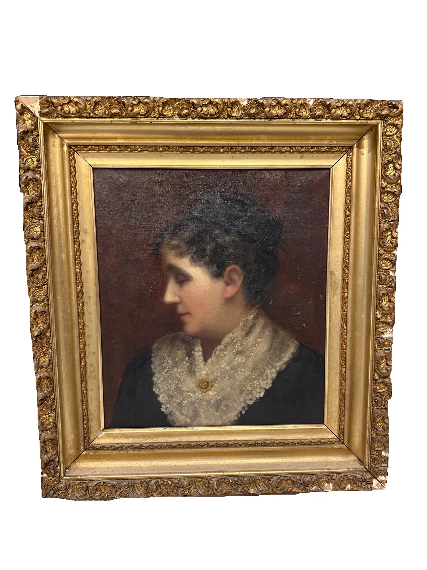 Antique Portrait of Sarah Sargent Williams Ragan / Otho Holland Williams - Hagerstown Maryland: **OUT OF HOUSE SHIPPING While we have conducted thorough research on this item, we cannot guarantee the absolute accuracy or completeness of the findings due to limited available documentation. Antiqu
