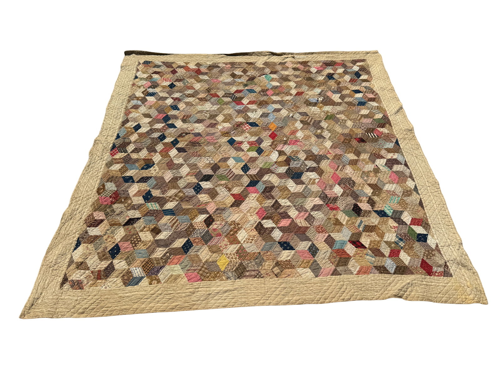 Antique Tumbling Blocks Quilt Maryland? (1 of 6)