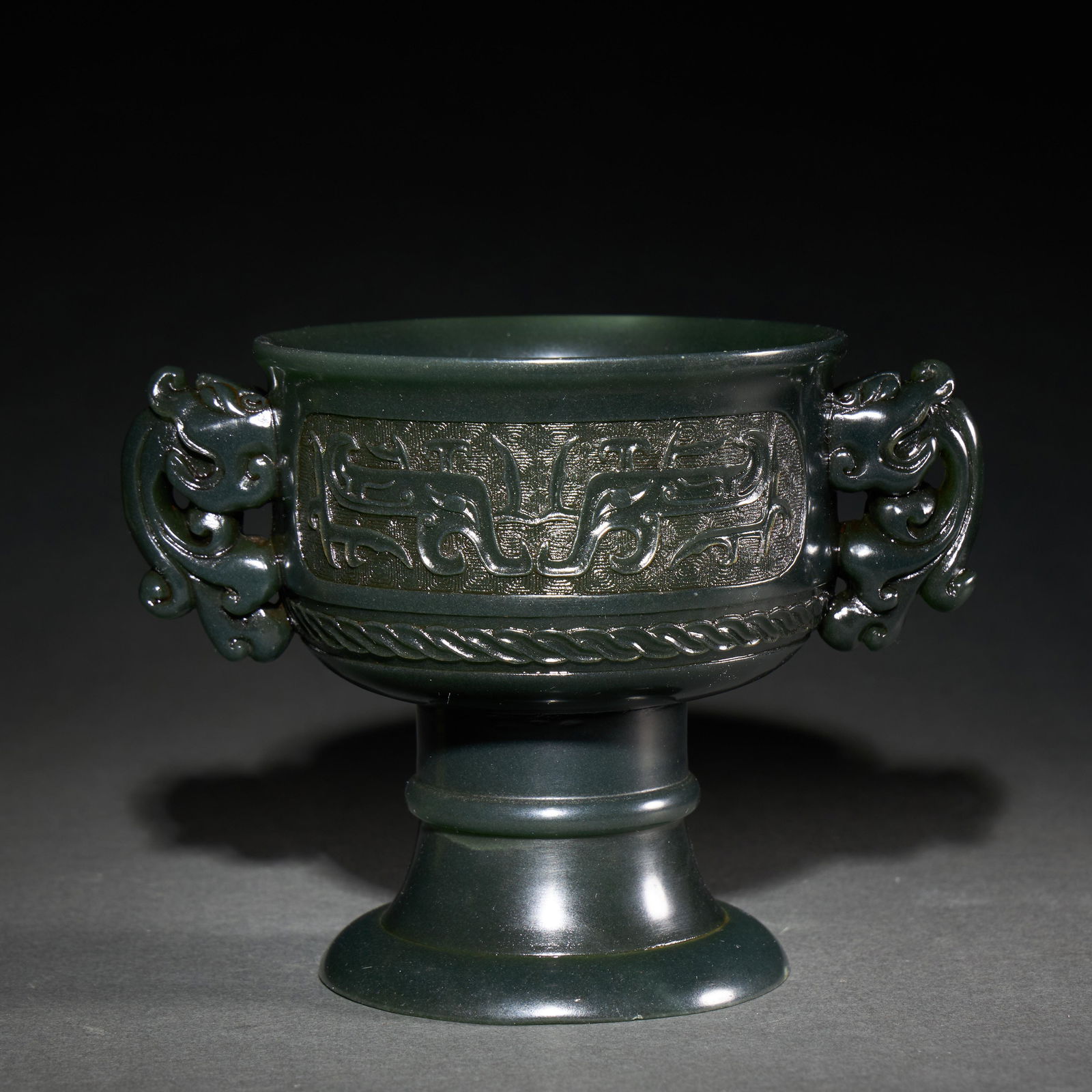 "Jasper" double ear cup (1 of 6)