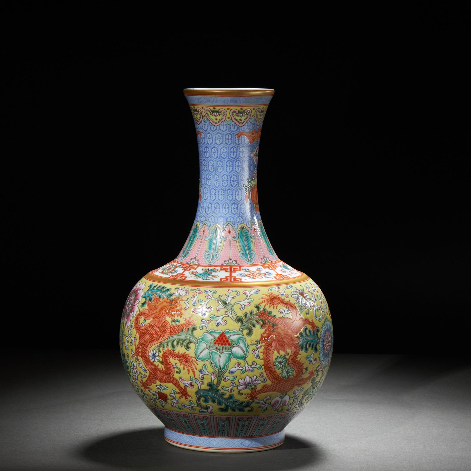 Pastel dragon pattern bottle (1 of 7)