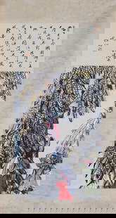 HUANG ZHOU, HARVEST: Painting heart size:59X40CM
