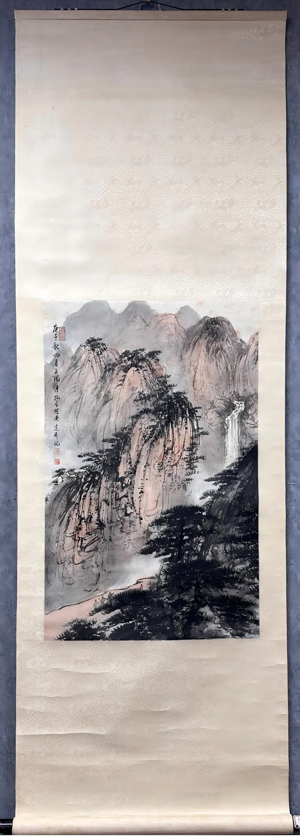 FU BAOSHI: Painting size 43*70