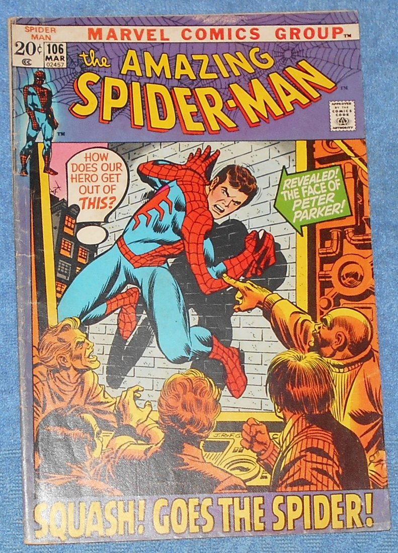 The Amazing Spider-Man #106: 1971 Spider-Man comic book, see photos, shipping or pick up in Sumrall.