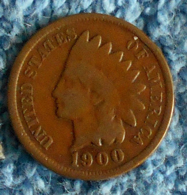 1900 Indian Head Cent: Indian head cent, see photos, shipping or pick up in Sumrall.