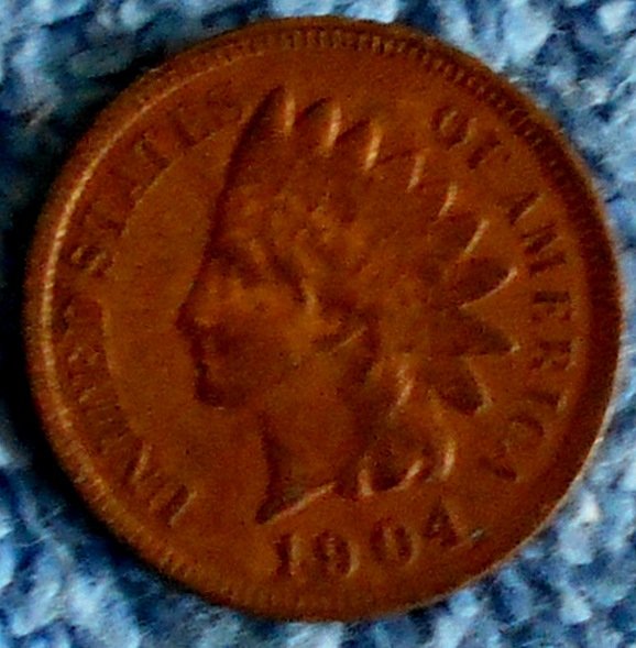 1904 Indian Head Cent: Indian head cent, see photos, shipping or pick up in Sumrall.