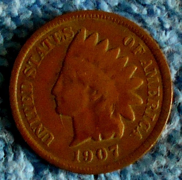 1907 Indian Head Cent: Indian head cent, see photos, shipping or pick up in Sumrall.