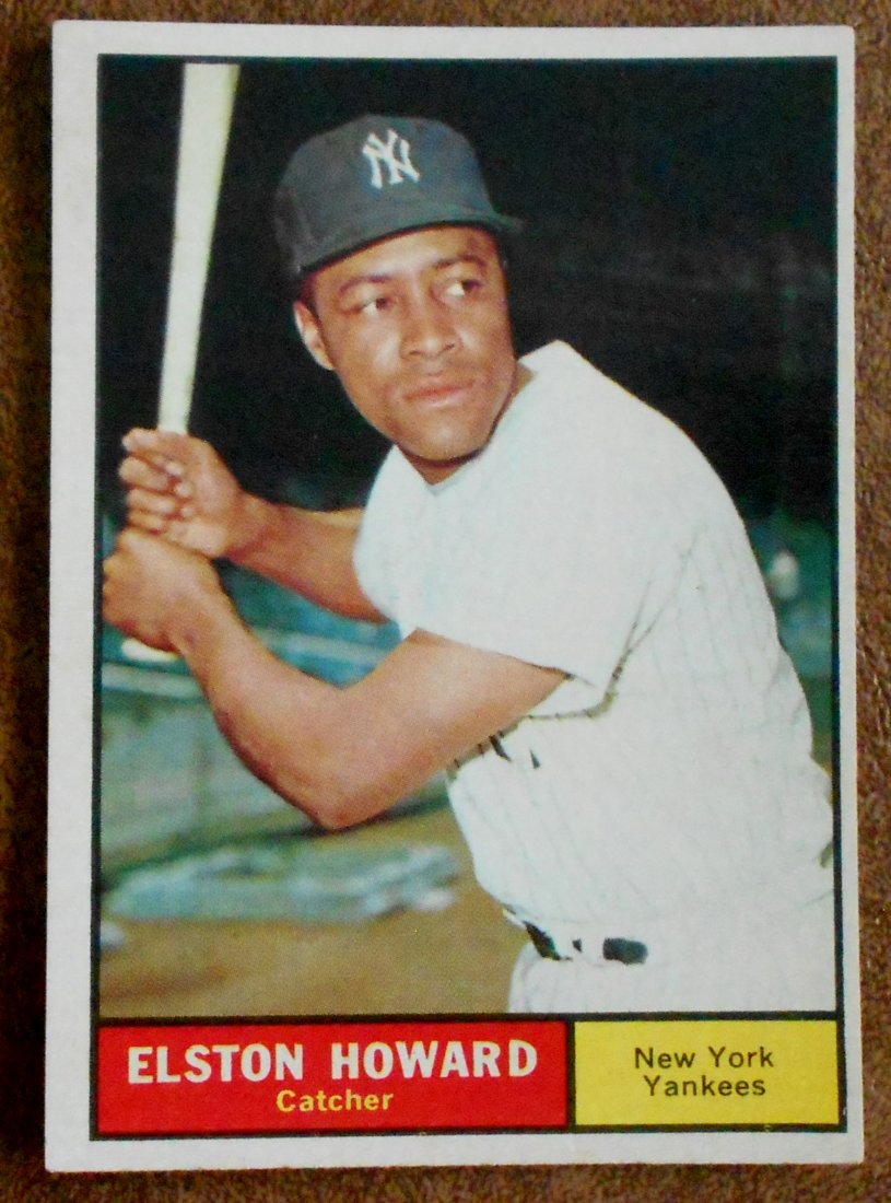 1961 Topps Elston Howard: #495, see photos.